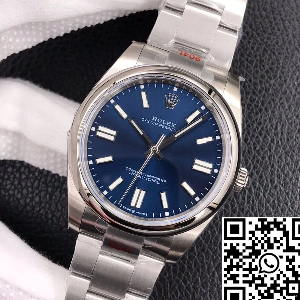 EW Perpetual M124300-0003 Rolex Factory Dial Oyster 41MM Blue 0823